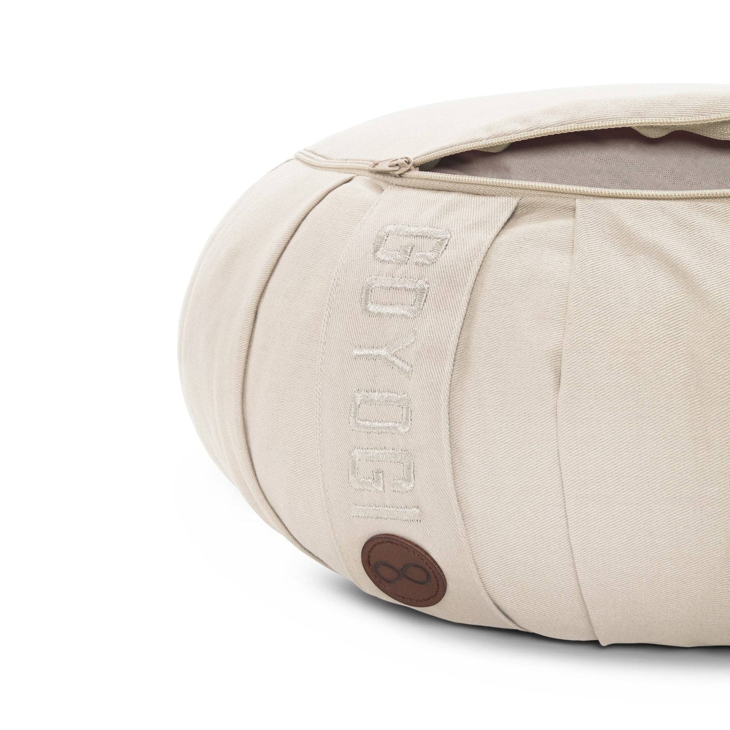 Calm Crescent Meditation Cushion - Natural