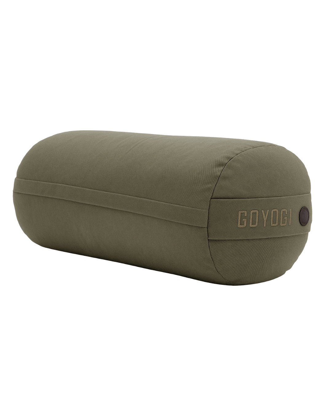 Calm Organic cotton Yoga Bolster - Dark Olive