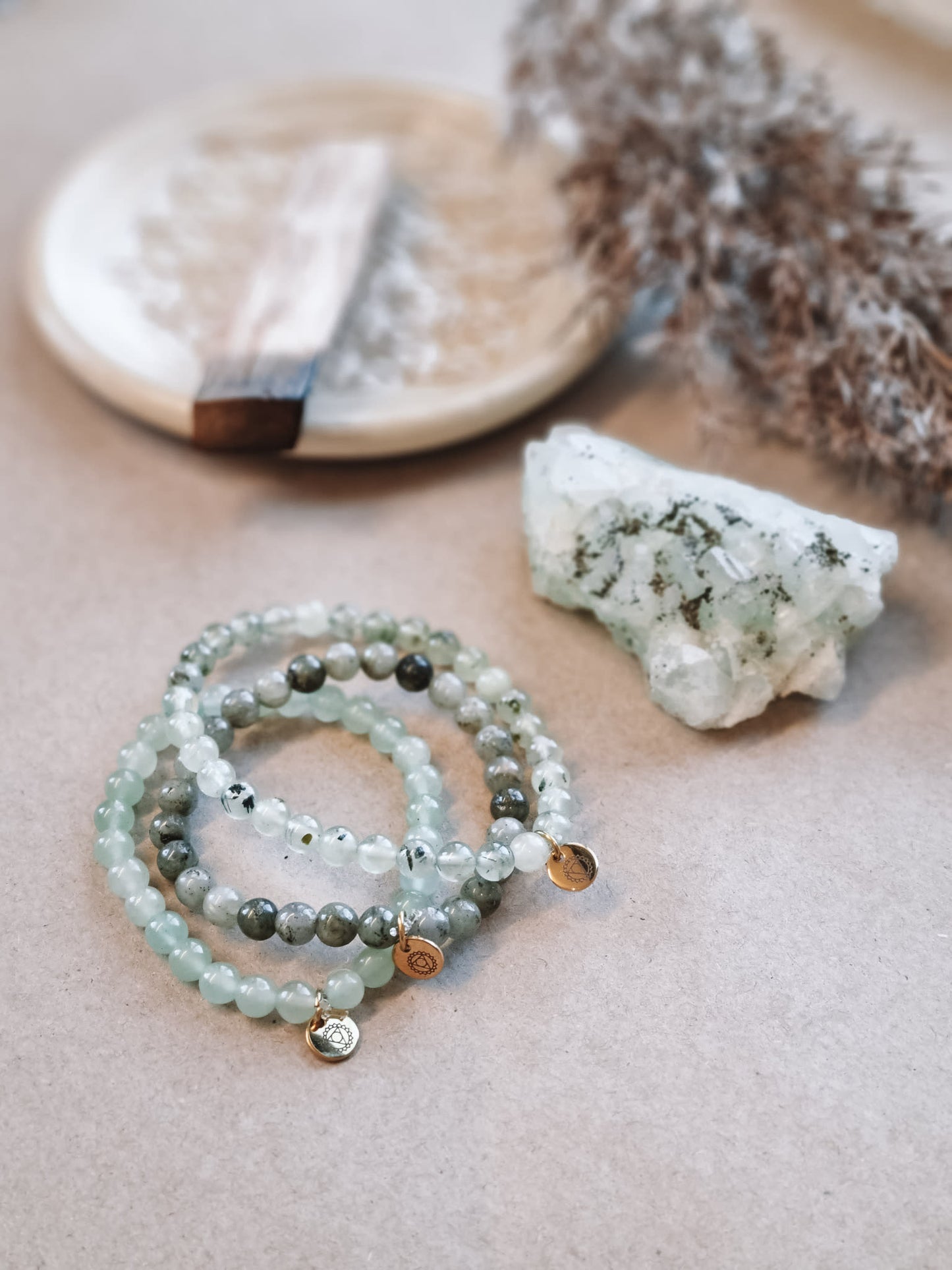 Mantra ENERGY bracelet - Action - Prehnit -