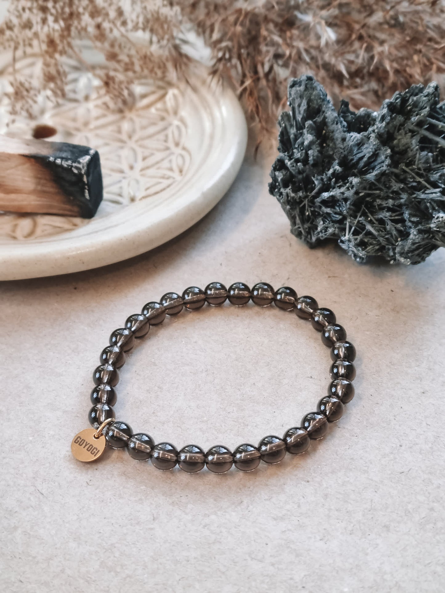 Mantra ENERGY Armband – Skydd – Rökkvarts -