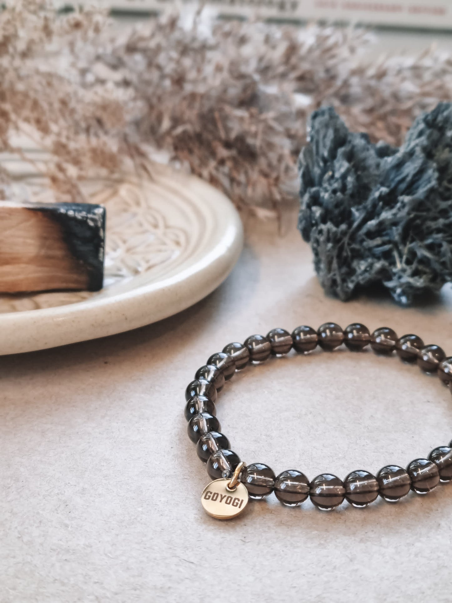 Mantra ENERGY Armband – Skydd – Rökkvarts -