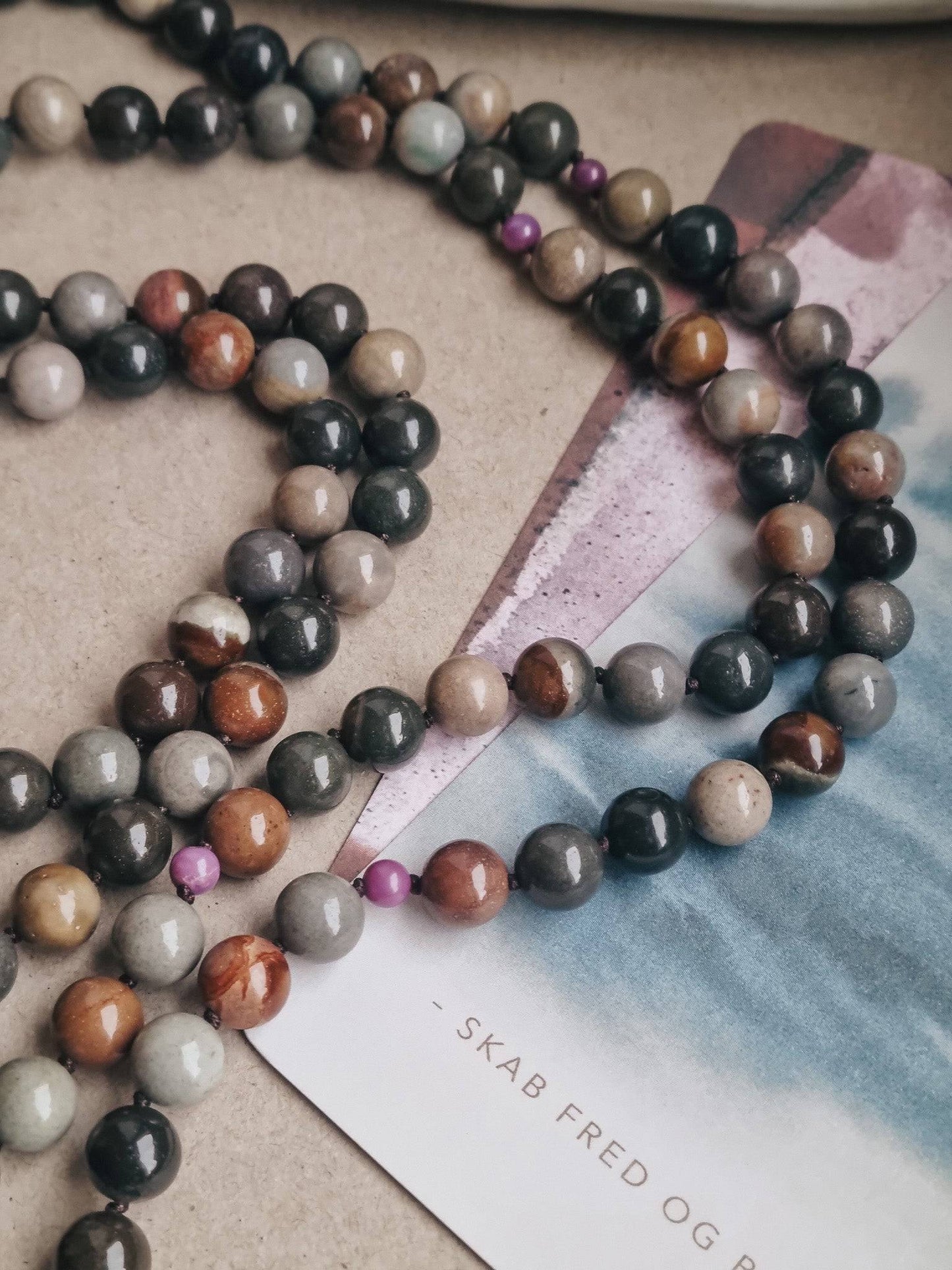 Mantra Mala - "Jag skapar lugn balans i kropp och sinne" -
