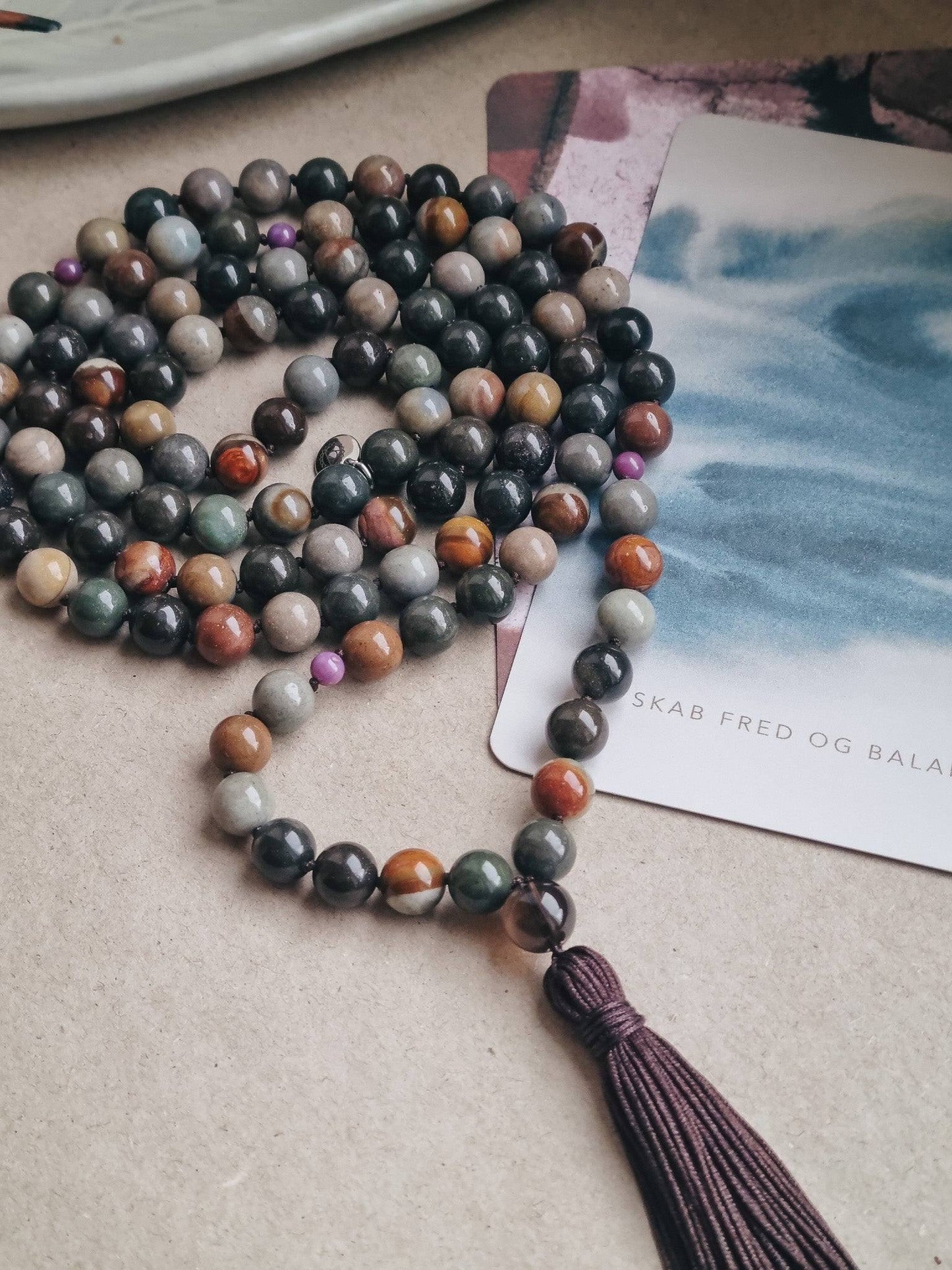 Mantra Mala - "Jag skapar lugn balans i kropp och sinne" -