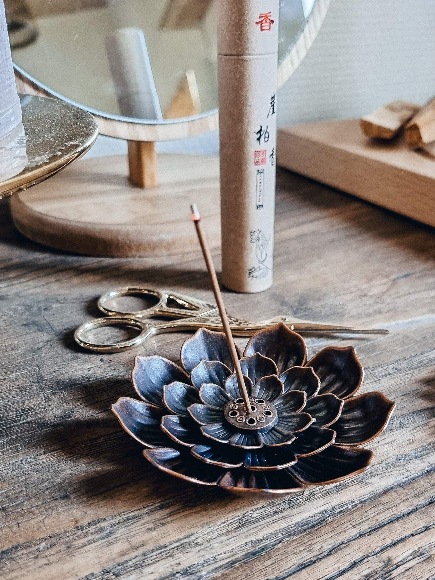 Lotus Incense holder 3 layers -