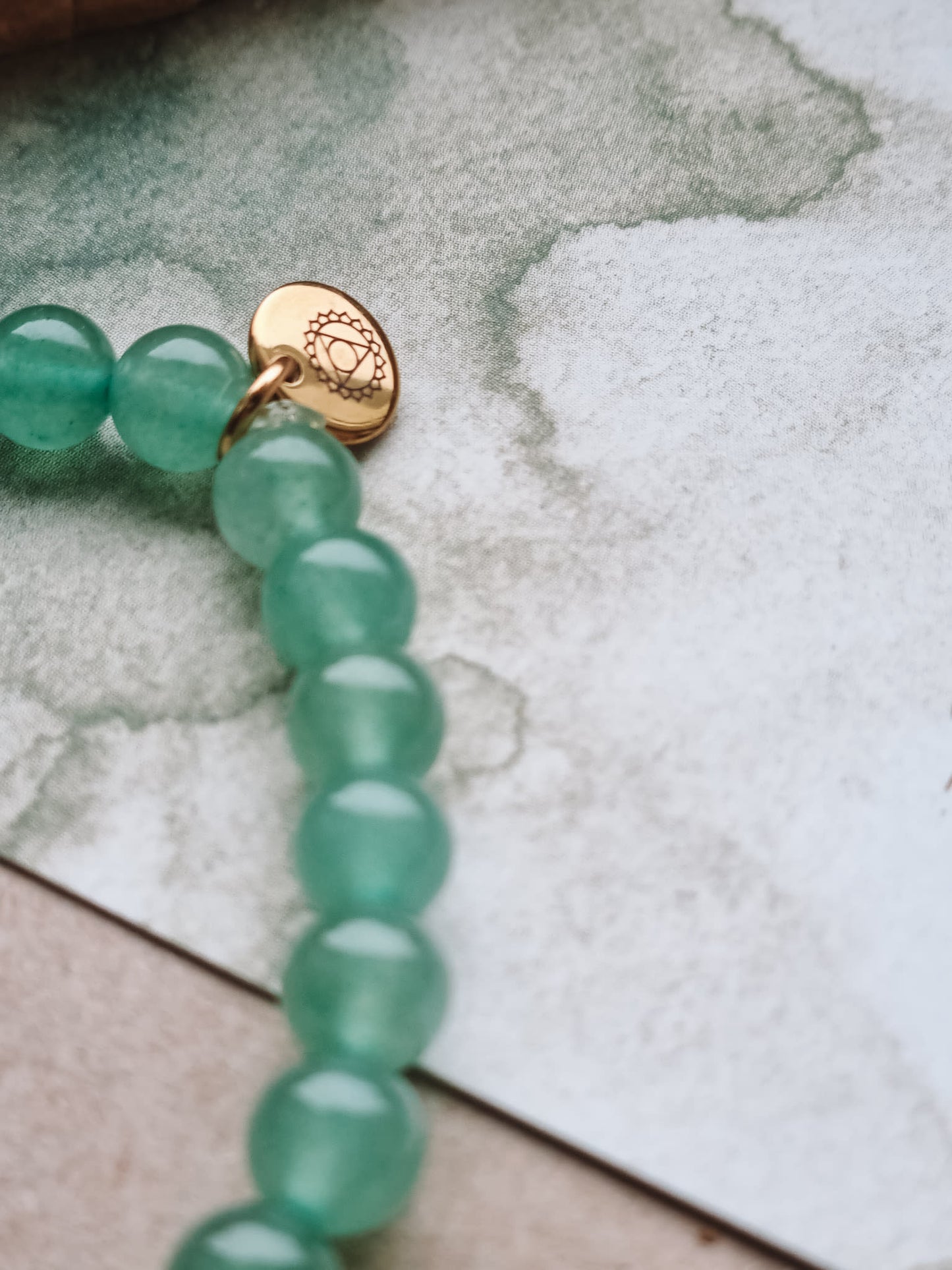 Mantra ENERGY Armband – Överflöd – Grön Aventurin -