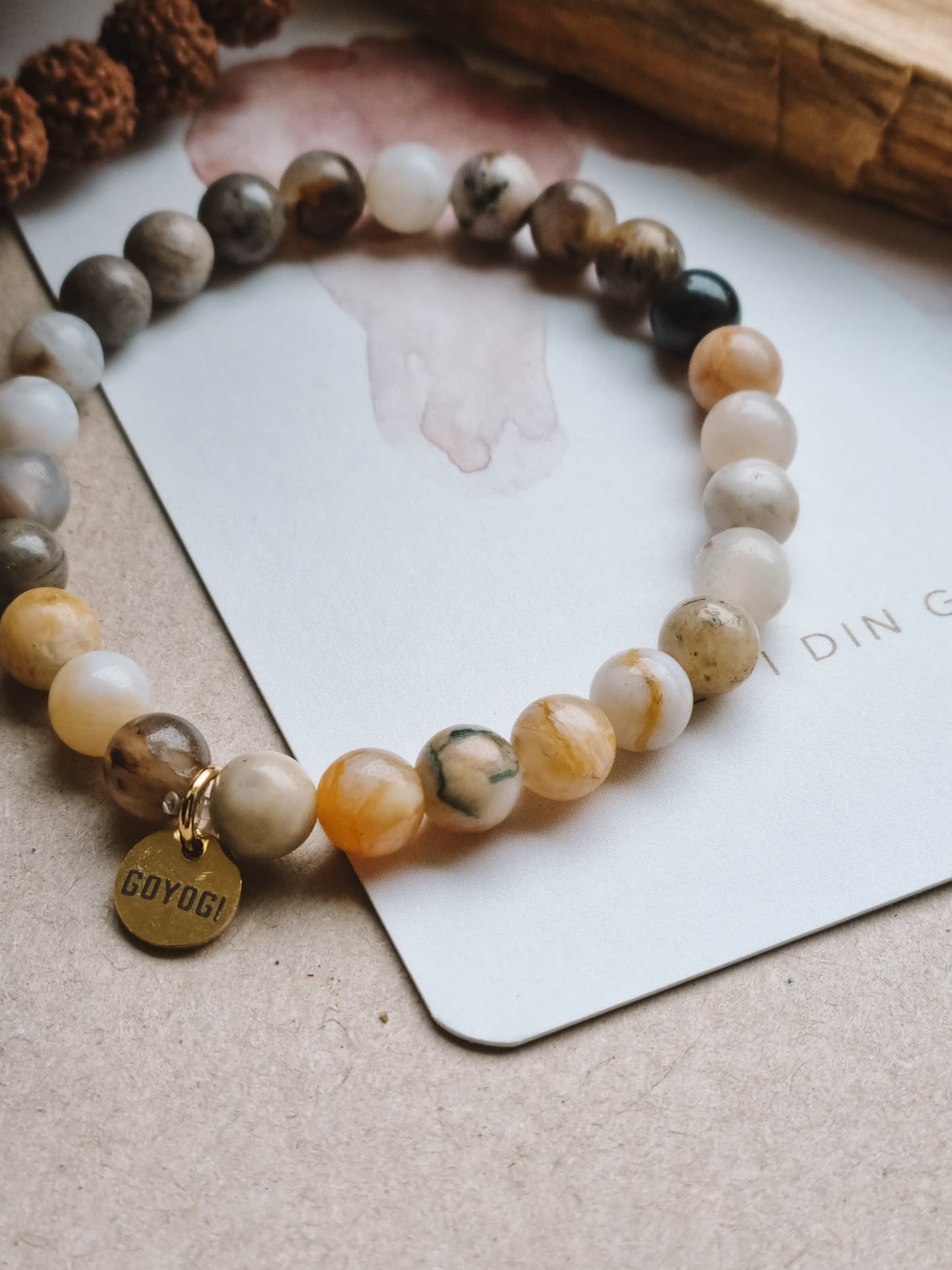 Mantra ENERGY Armband – Förändring – Bambusjaspis -