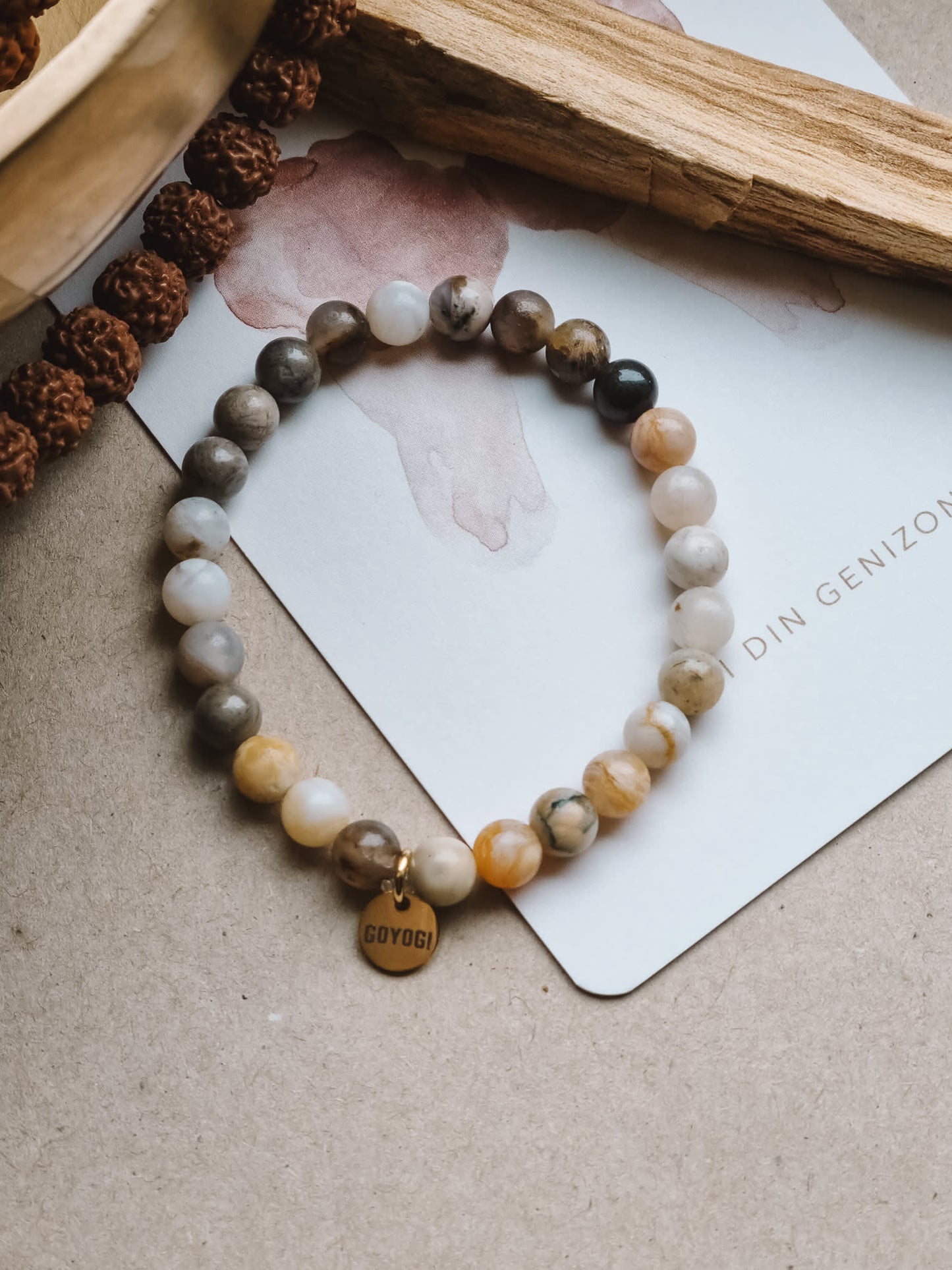 Mantra ENERGY Armband – Förändring – Bambusjaspis -