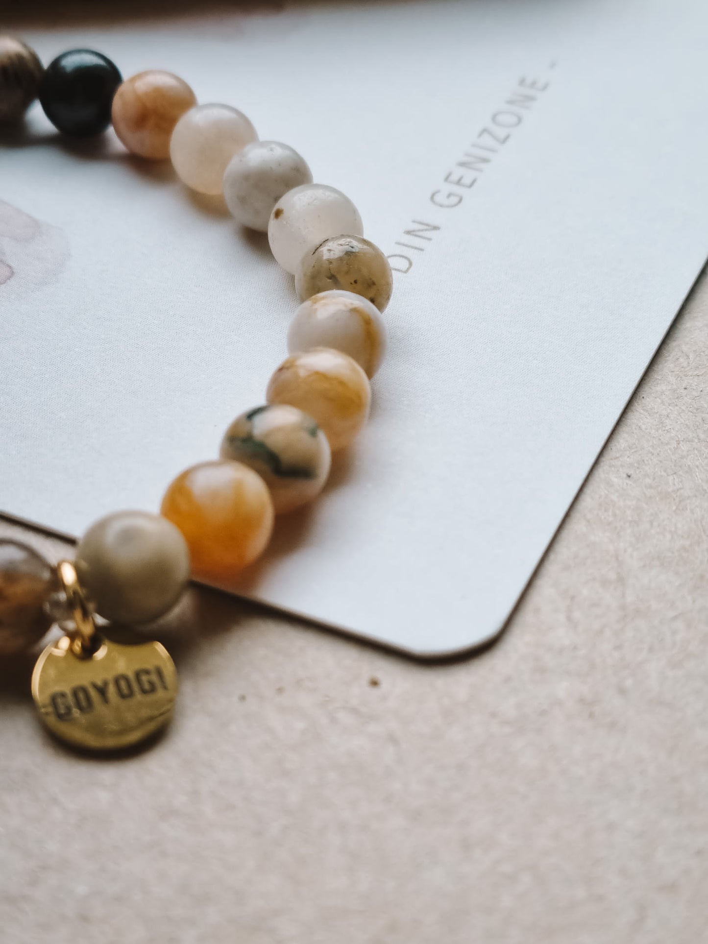 Mantra ENERGY Armband – Förändring – Bambusjaspis -