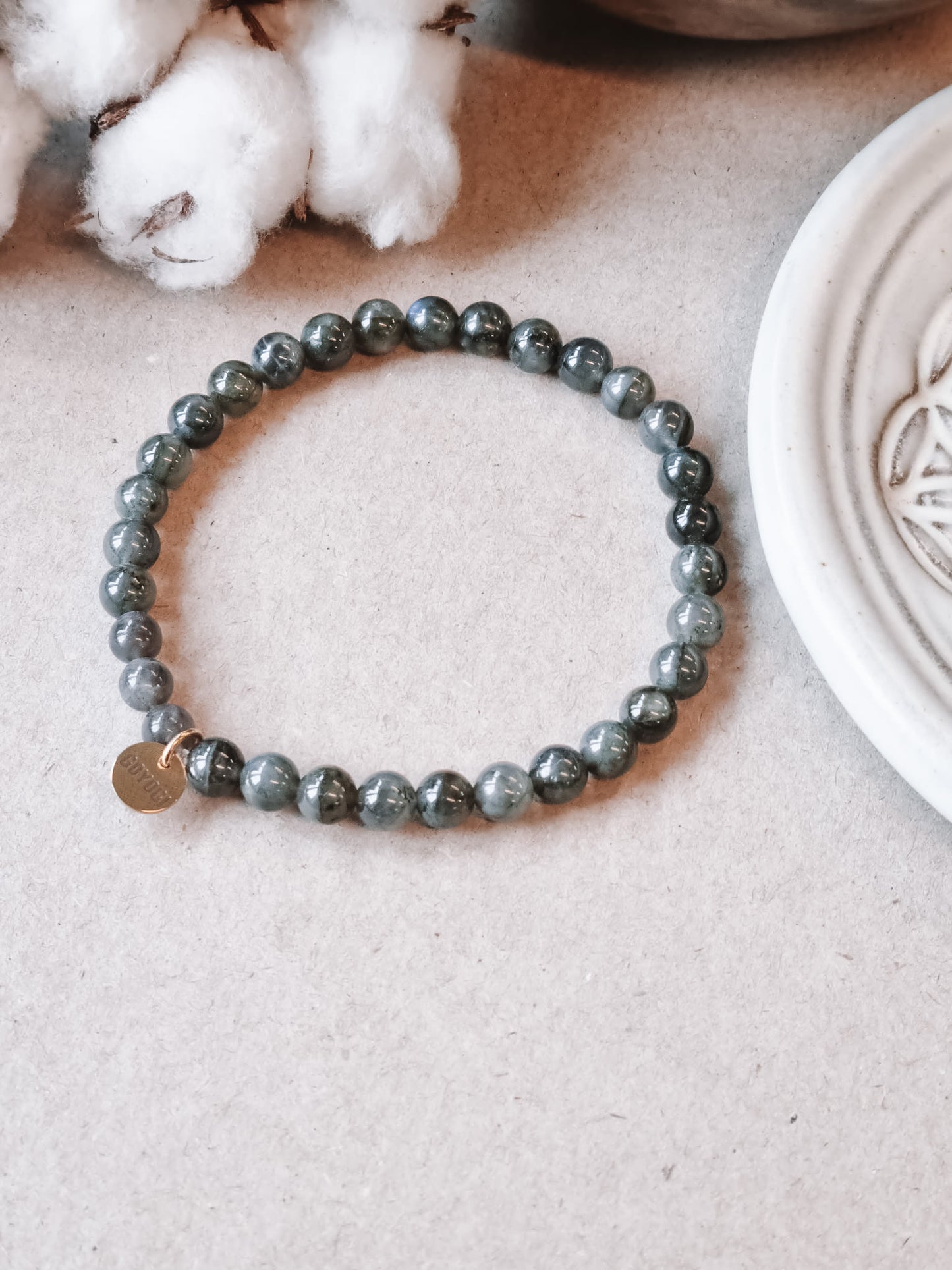 Mantra ENERGY Armband – Potential – Blå Labradorit -