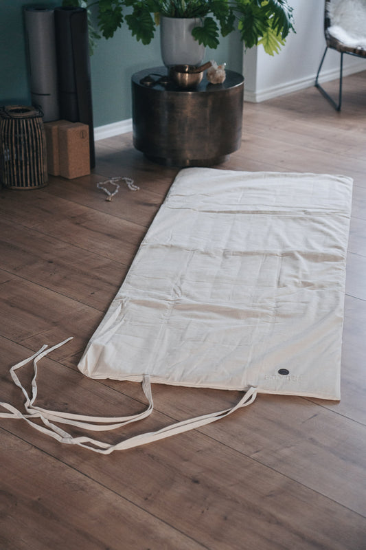 Calm Organic Cotton Yin Futon mat - Natural