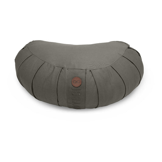 Calm Crescent Meditation Cushion - Grå - för yoga och meditation