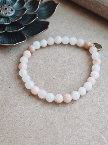 Mantra ENERGY armband – Frihet – Rosa aventurin -