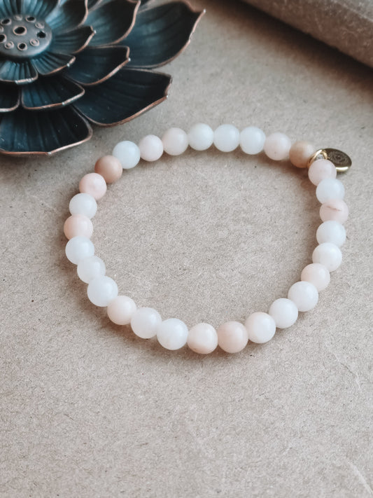 Mantra ENERGY armband – Frihet – Rosa aventurin -