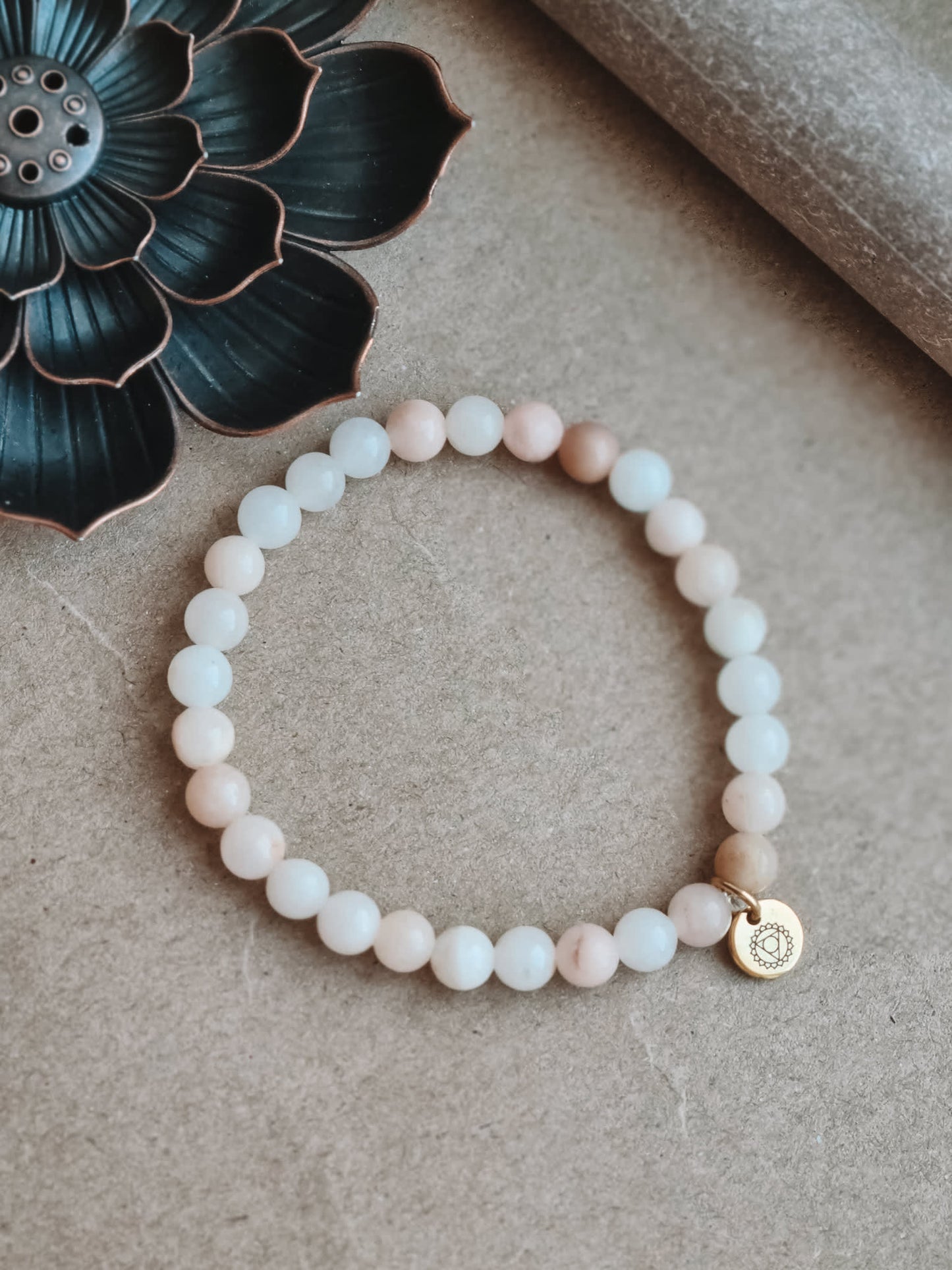 Mantra ENERGY armband – Frihet – Rosa aventurin -