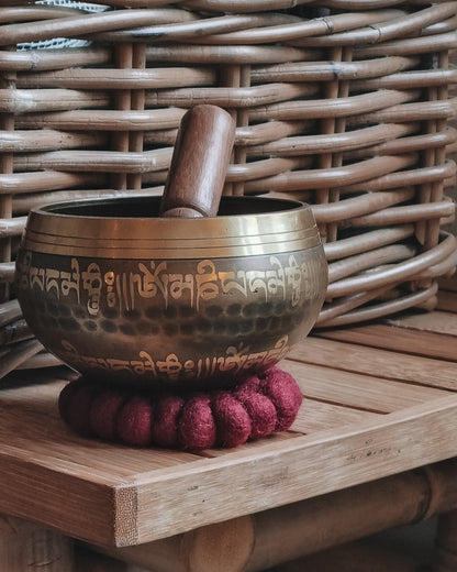 Singing bowl with wooden stick - Nepal -
