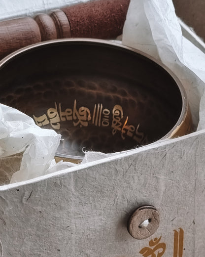 Singing bowl with wooden stick - Nepal -