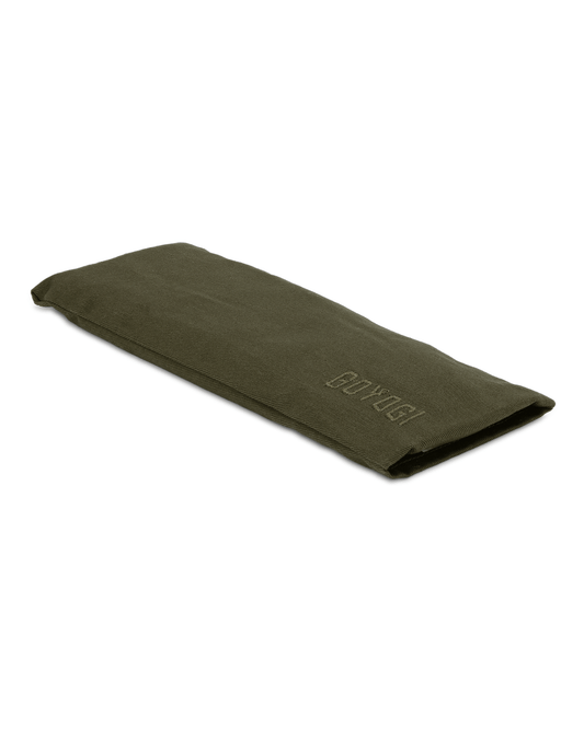 Calm Organic Cotton Eye Pillow - Dark Olive