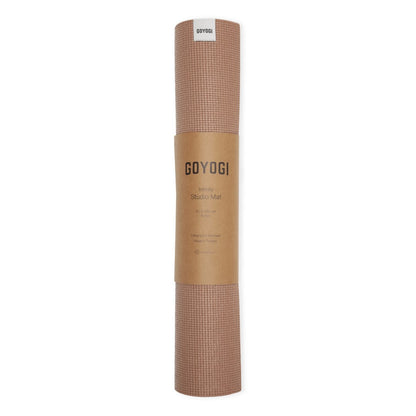 Infinity studio mat til yoga, pilates og fitness brun brown