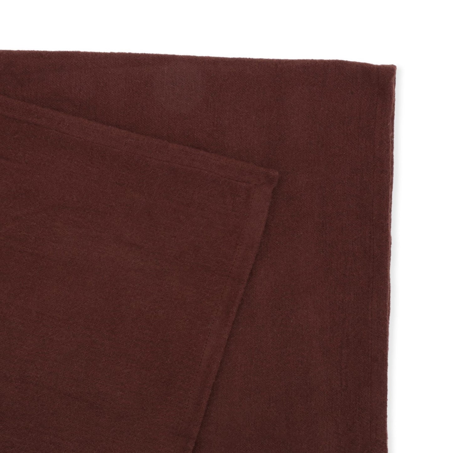 Calm Organic Cotton Yoga Blanket - Dark Brown