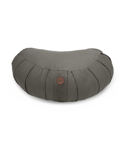 Calm Crescent Meditation Cushion - Dark Grey