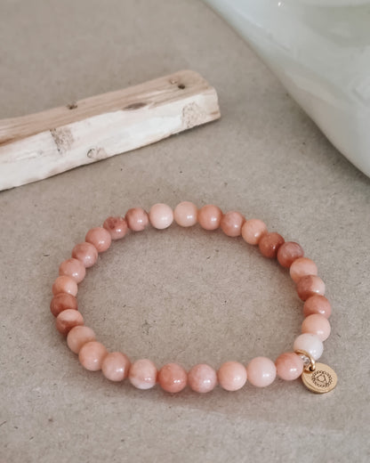 Mantra ENERGY armband – Frihet – Rosa aventurin -