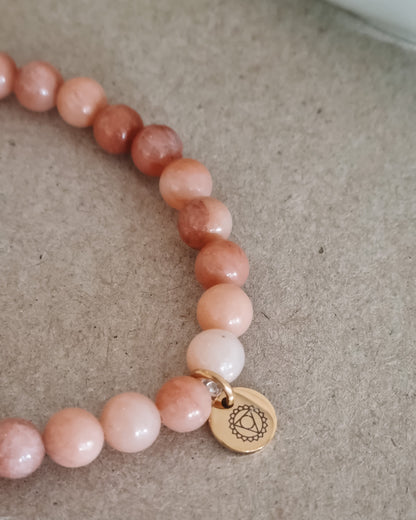 Mantra ENERGY armband – Frihet – Rosa aventurin -