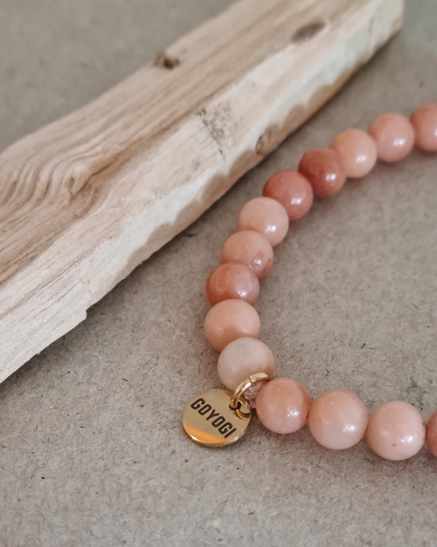 Mantra ENERGY armband – Frihet – Rosa aventurin -