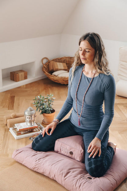 Calm Rektangulær Yoga Bolster - Rose