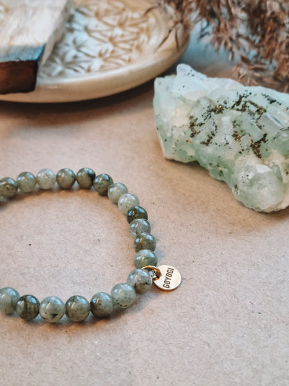 Mantra ENERGY Armband – Perspektiv – Grön Labradorit -