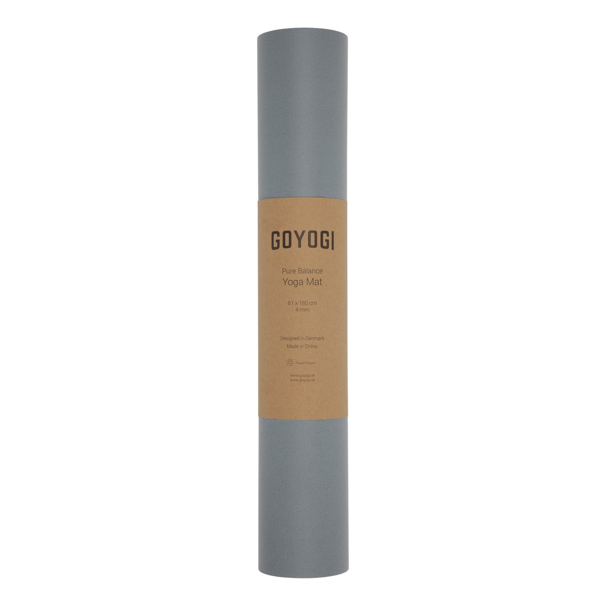 Pure Balance Yoga Mat Grey GOYOGI 