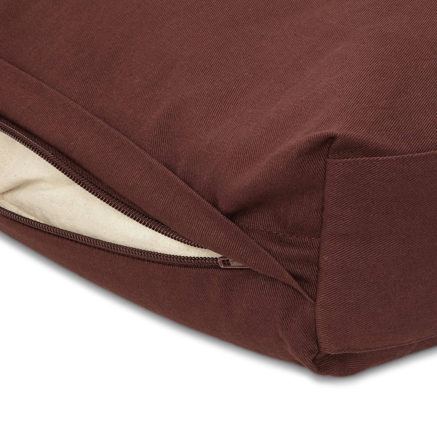 Calm Rektangulær Yoga Bolster - Dark Brown