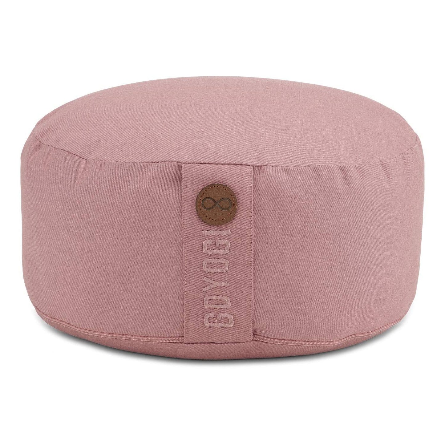 Calm Organic Cotton Round Meditation Cushion - Rose