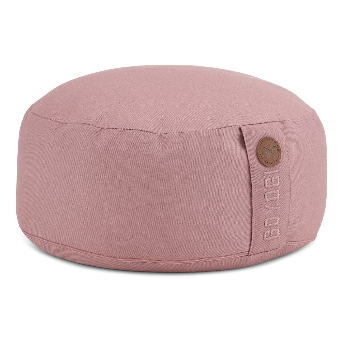 Calm Organic Cotton Round Meditation Cushion - Rose