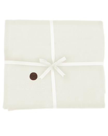 Calm Organic Cotton Yoga Blanket - Natural