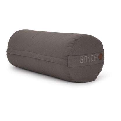 Calm Organic cotton Yoga Bolster - Dark Grey