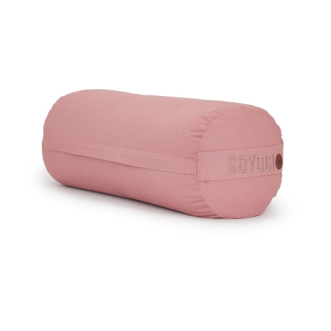 Calm Organic cotton Yoga Bolster - Rose