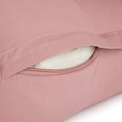 Calm Organic cotton Yoga Bolster - Rose