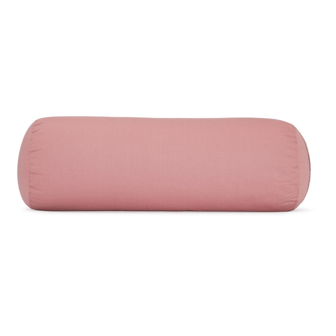 Calm Organic cotton Yoga Bolster - Rose