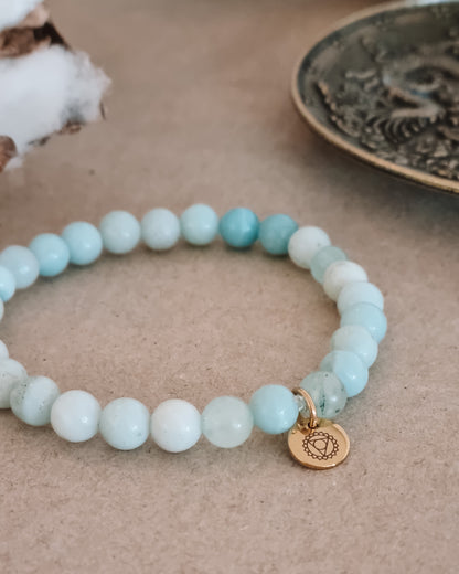 Mantra ENERGY-armband - Kommunikation - Amazonit -