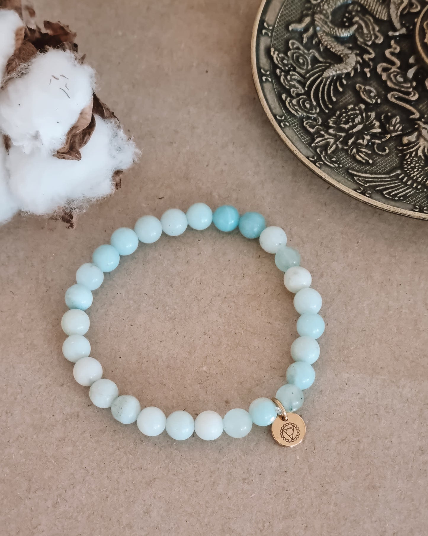 Mantra ENERGY-armband - Kommunikation - Amazonit -