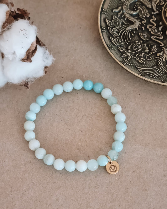 Mantra ENERGY-armband - Kommunikation - Amazonit -