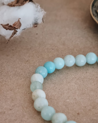 Mantra ENERGY-armband - Kommunikation - Amazonit -