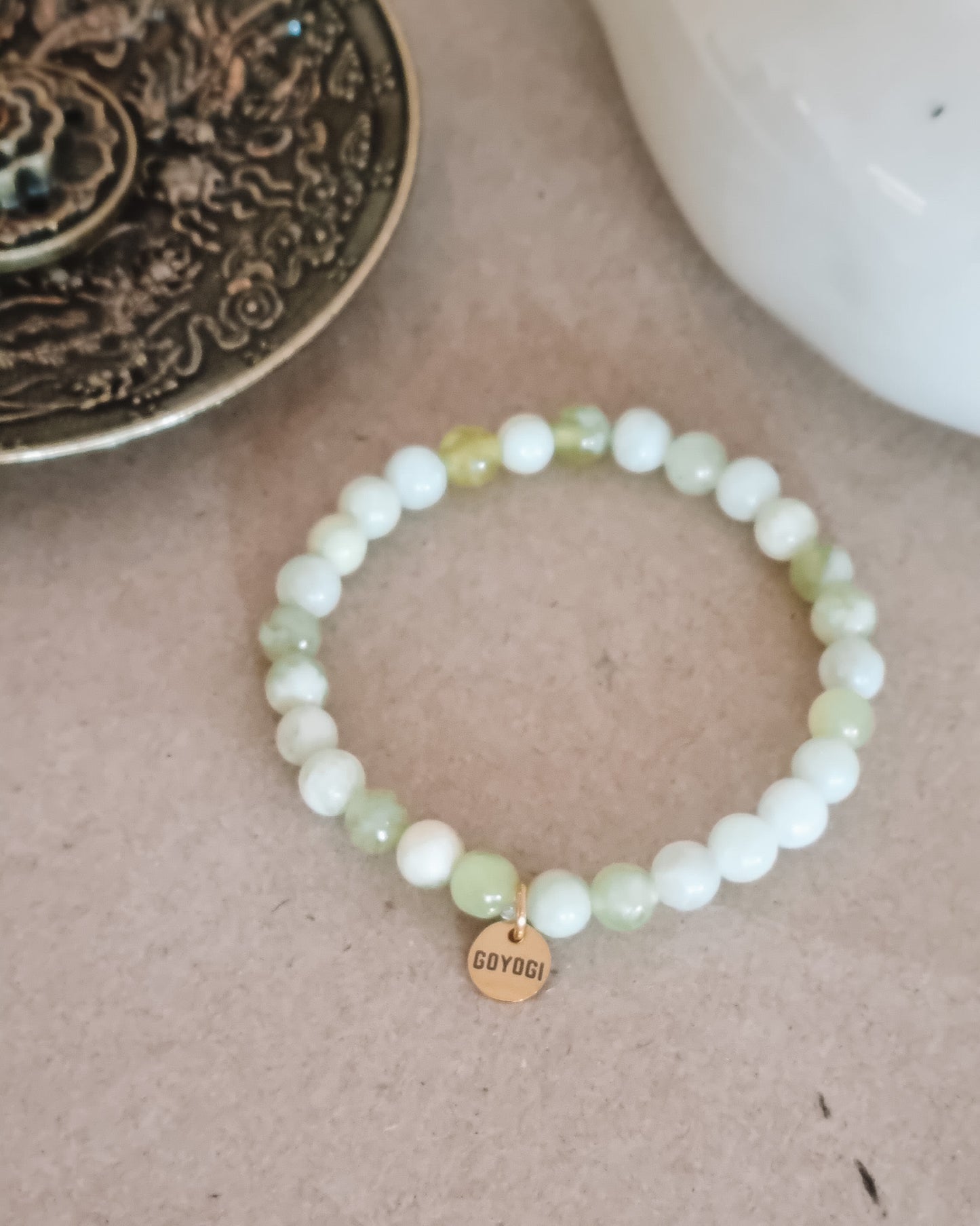 Mantra ENERGY bracelet - Kundalini - New Jade -