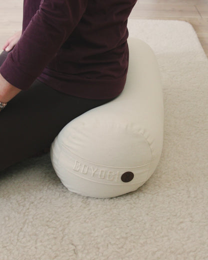 Calm Organic cotton Yoga Bolster - Rose