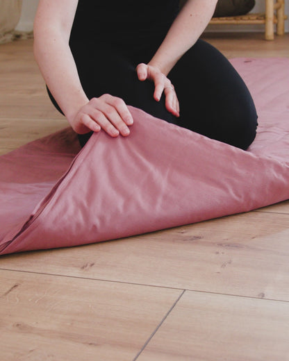 Calm Organic Cotton Yin Futon mat - Dark Grey