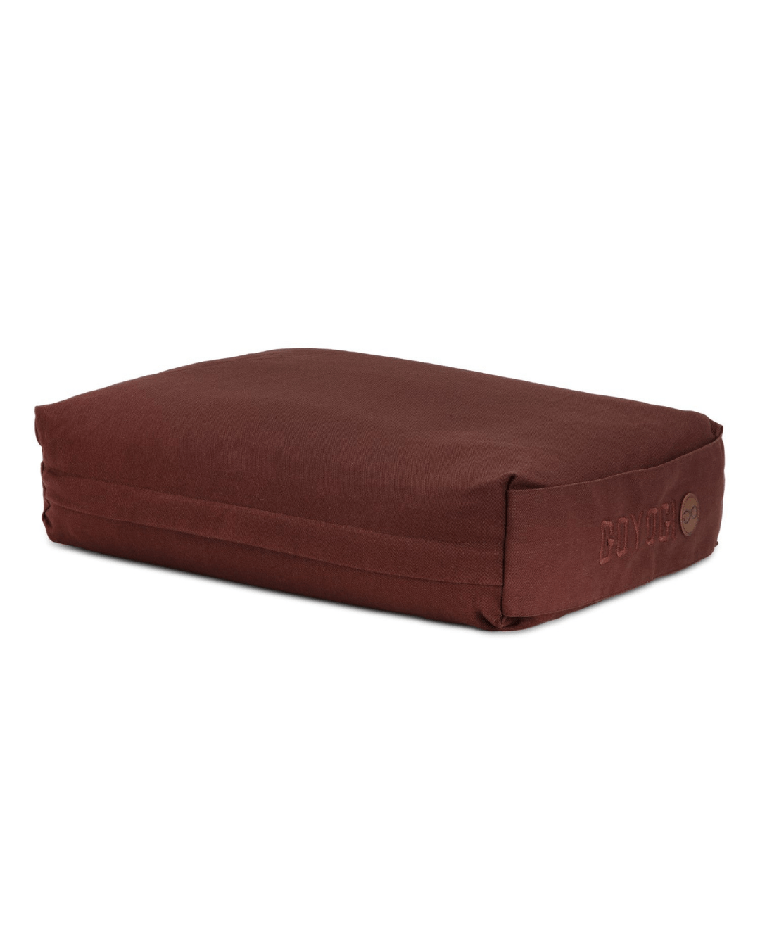 Calm Rektangulær Yoga Bolster - Dark Brown