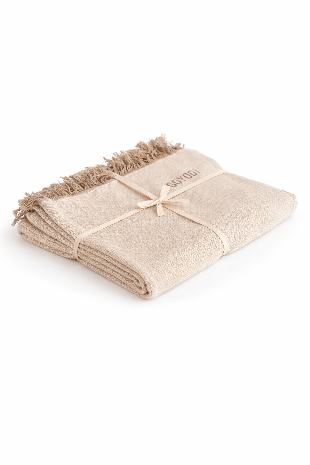 Mindful Deluxe Yoga Blanket - Beige
