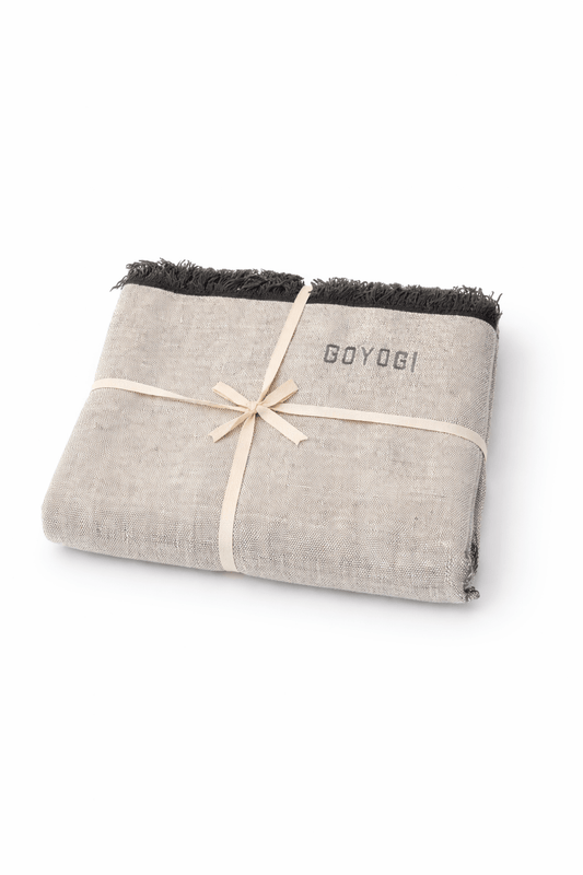 Mindful Deluxe Yoga Blanket - Grey
