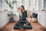 Calm Zabuton - Grå - för zen meditation och yoga